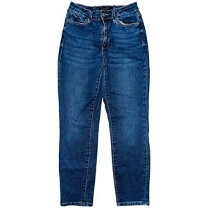 WB2 Judy Blue Jeans Boyfriend High Waist Dark Wash Denim Comfort Stretch Casual